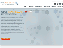 Tablet Screenshot of gulf-healthcare.com